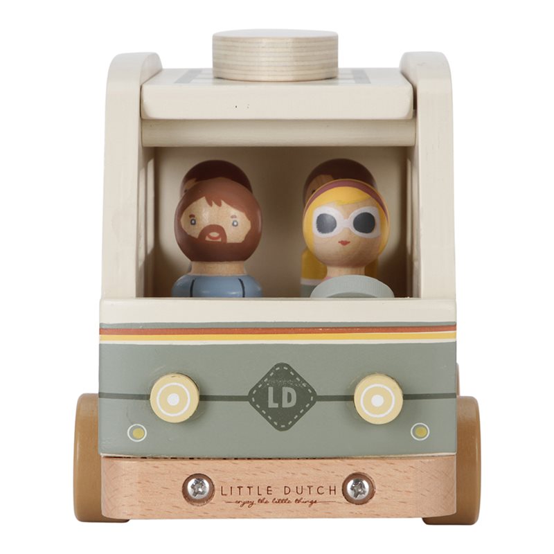Little Dutch Wooden Vintage Camper Bus