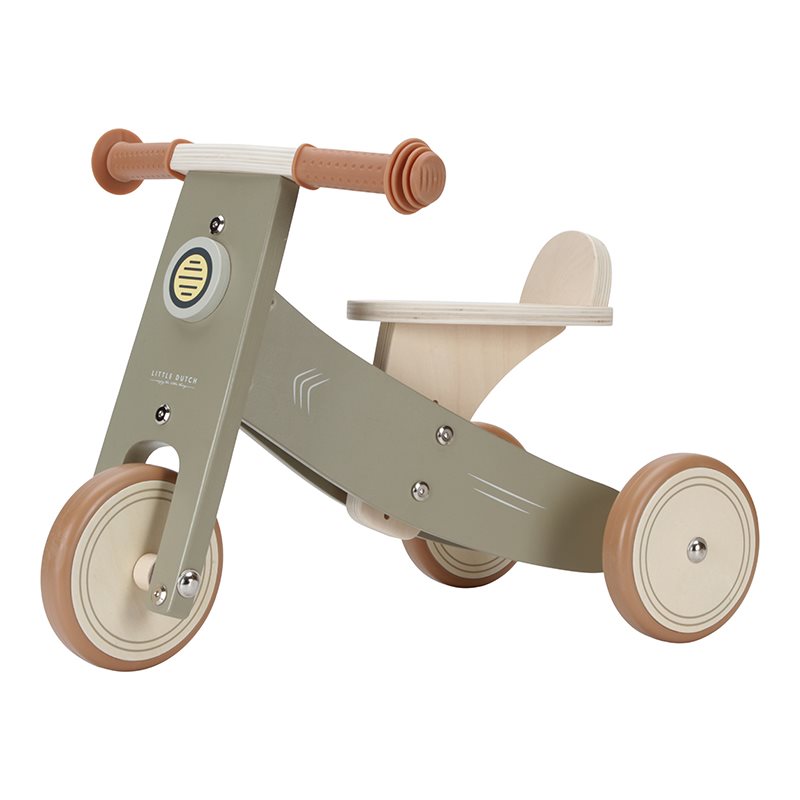 Little Dutch Wooden Tricycle Olive