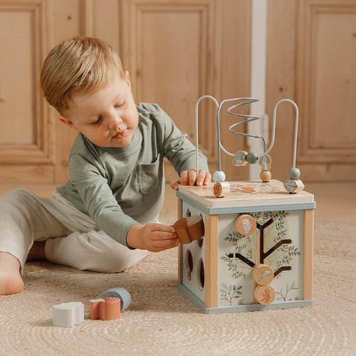 Little Dutch Wooden Activity Cube - Forest Friends