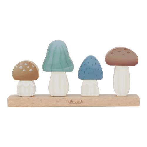 Little Dutch Mushroom Stacking Puzzle Forest Friends