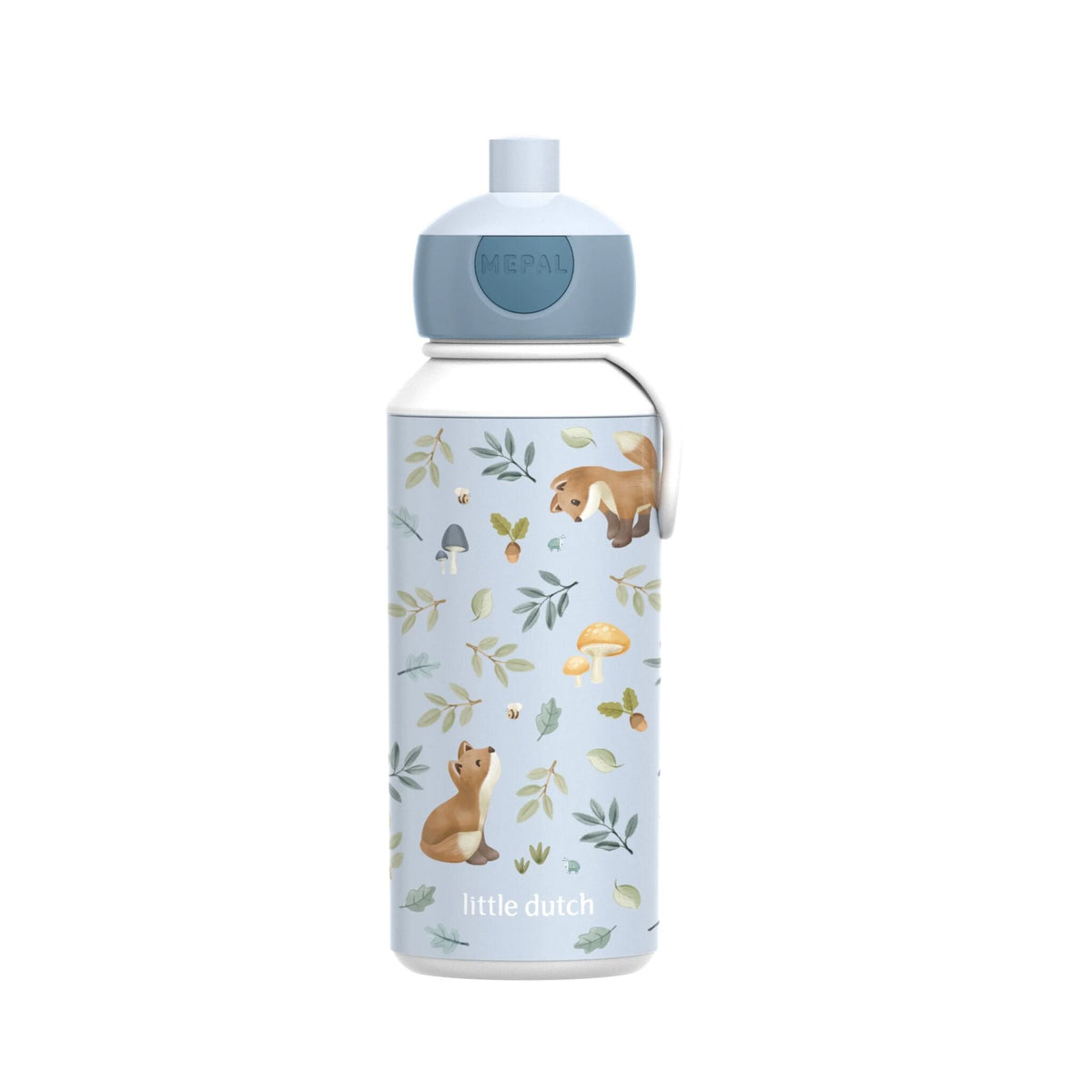 Little Dutch Pop-Up Drink Bottle 400ml Forest Friends