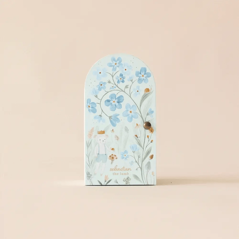 Tiny Sebastian the Lamb - Cuddle + Kind - Bubbadue