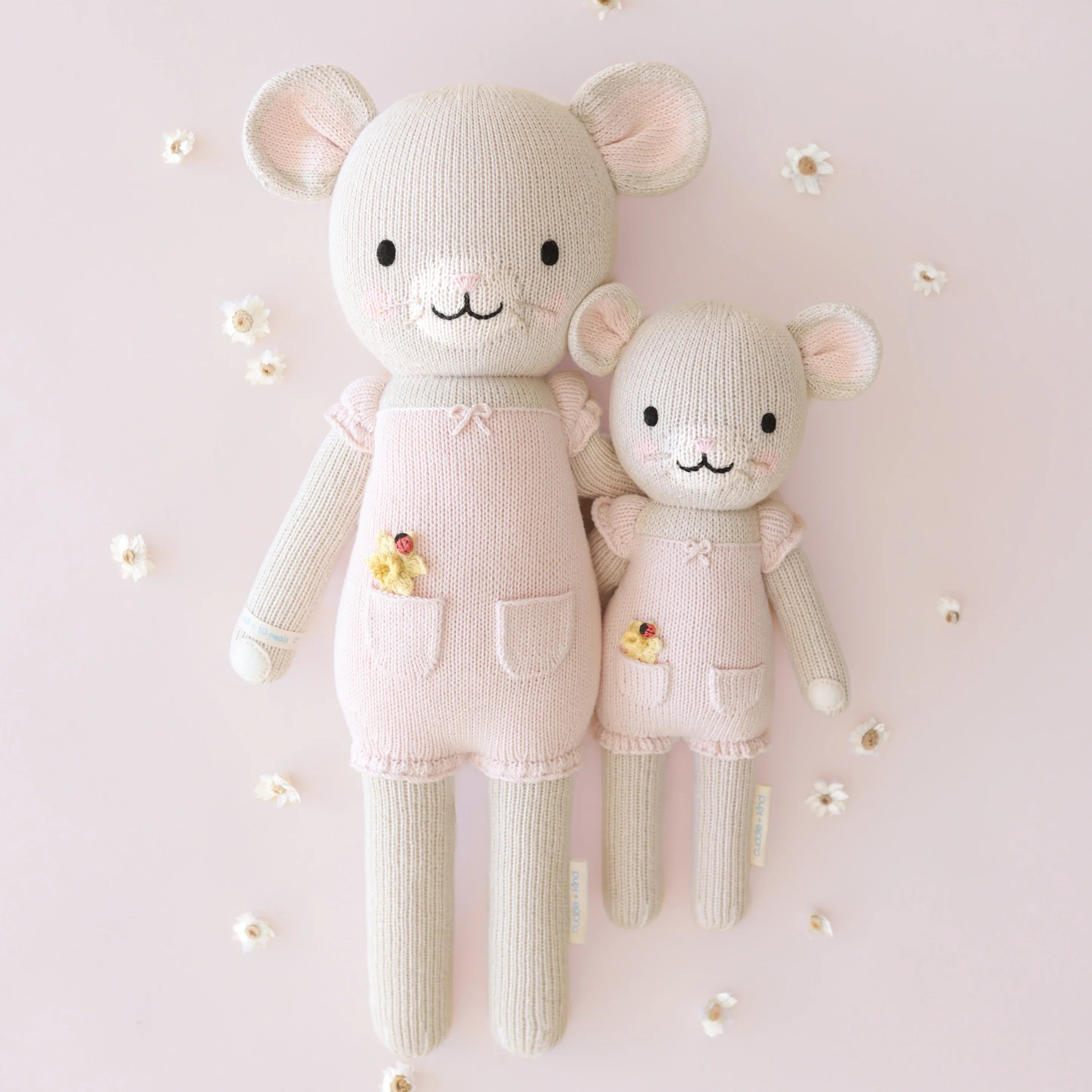 Beatrice the Mouse (Blush) - Cuddle + Kind - Bubbadue