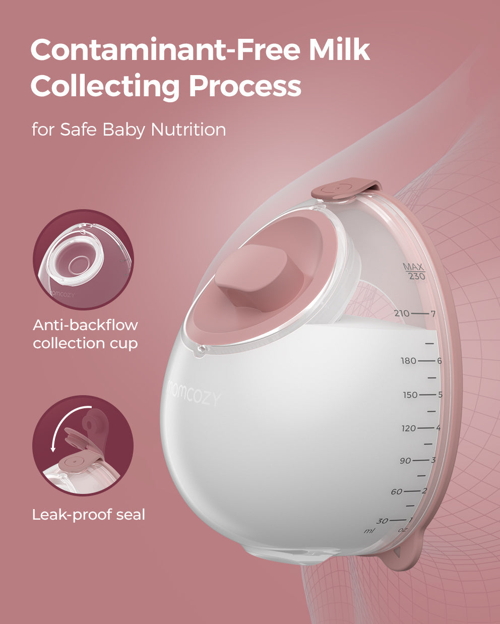Momcozy V1 Pro breast pump controls