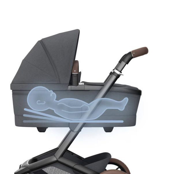Fame Travel System: Fame Stroller + Pebble 360 Pro Car Seat + Fame Carrycot - Twillic Graphite