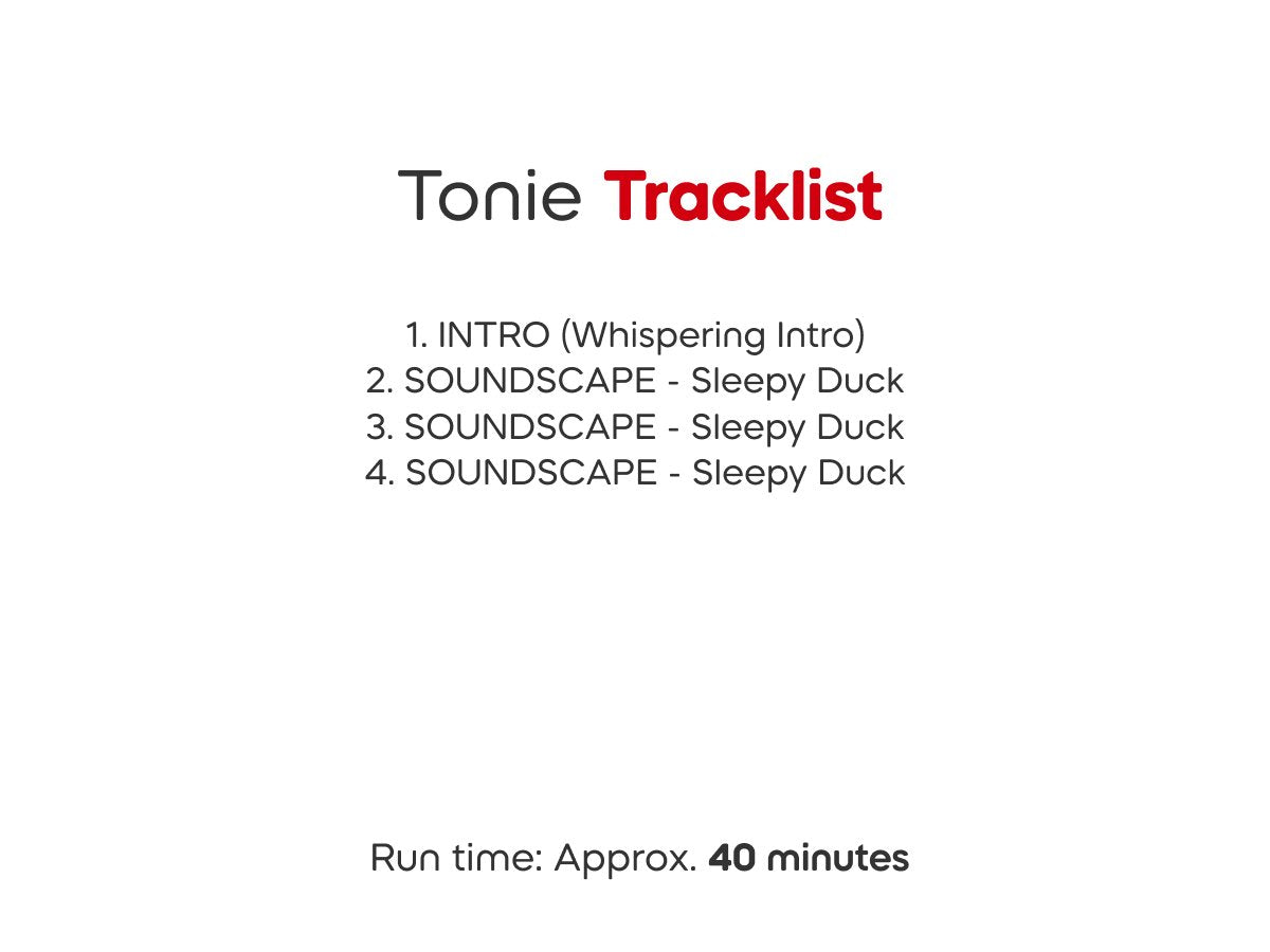 Sleepy Duck: A Sound Journey Through the Forest Tonie