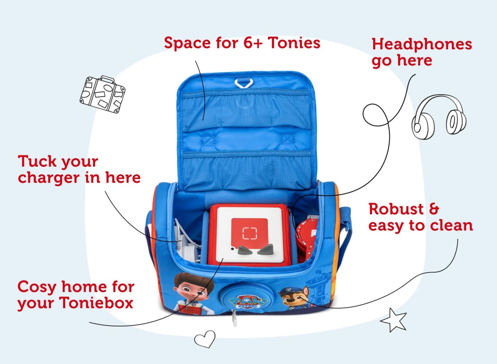 PAW Patrol Listen & Play Bag