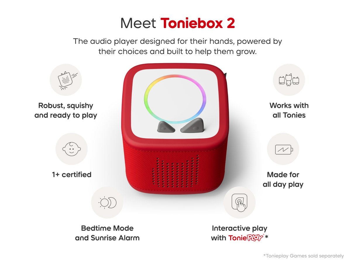 Toniebox 2 Sunset Red lifestyle