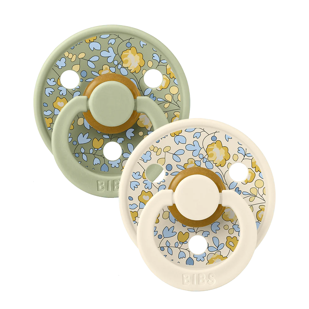 BIBS x LIBERTY Colour 2 Pack Eloise - Sage Mix - Bubbadue