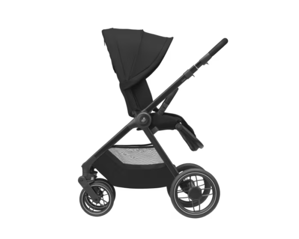 Oxford + Travel System: Oxford Stroller + Sense Carrycot + Pebble 360 Pro Car Seat + FamilyFix 360 Pro Slide Base - Black - Bubbadue