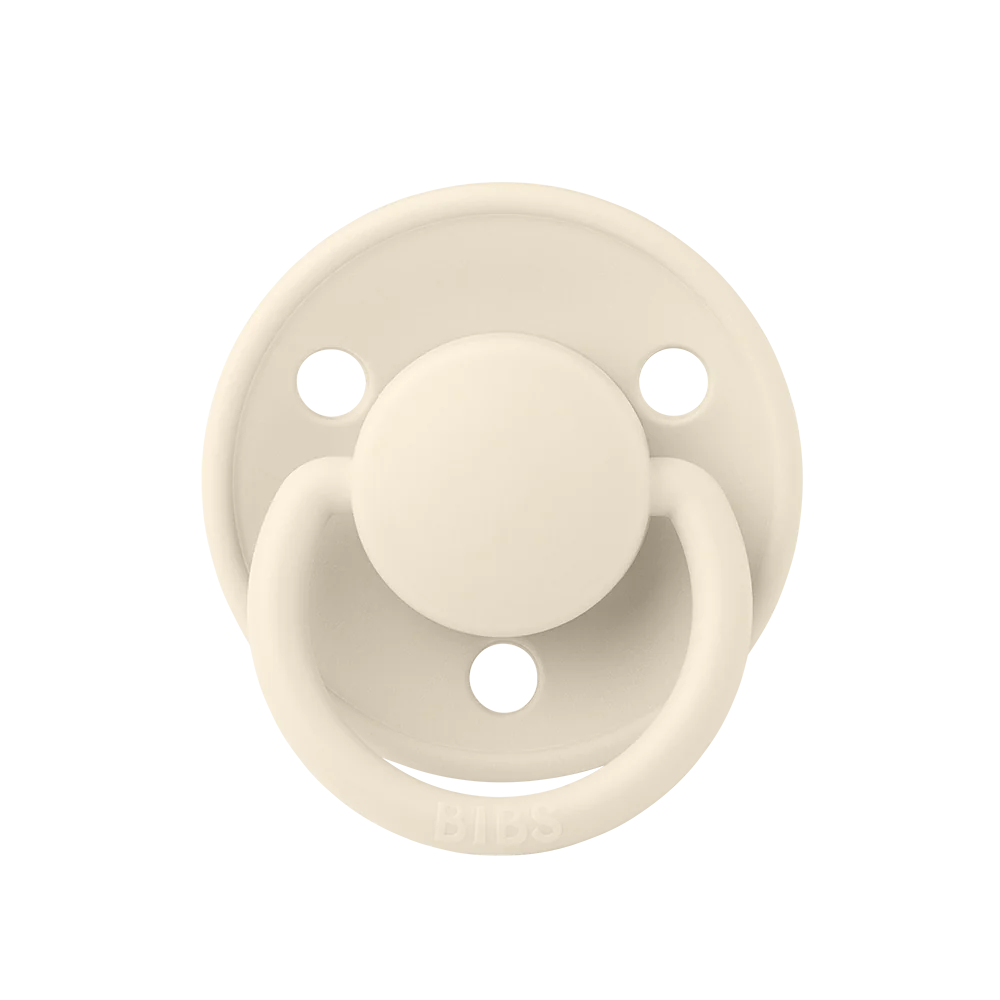 BIBS De Lux Pacifiers / Dummies - Ivory - Bubbadue