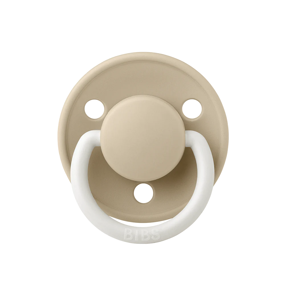 BIBS De Lux Night Glow Pacifiers / Dummies - Vanilla