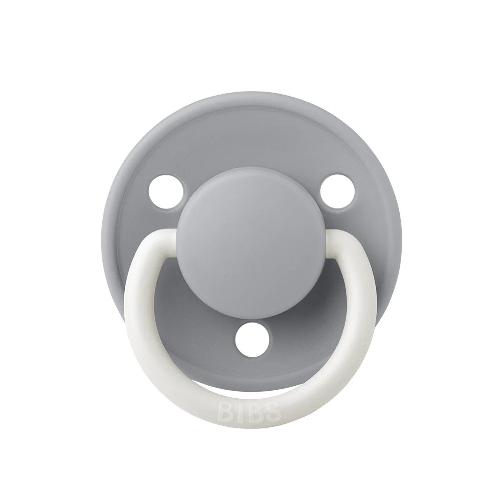 BIBS De Lux Night Glow Pacifiers / Dummies - Cloud