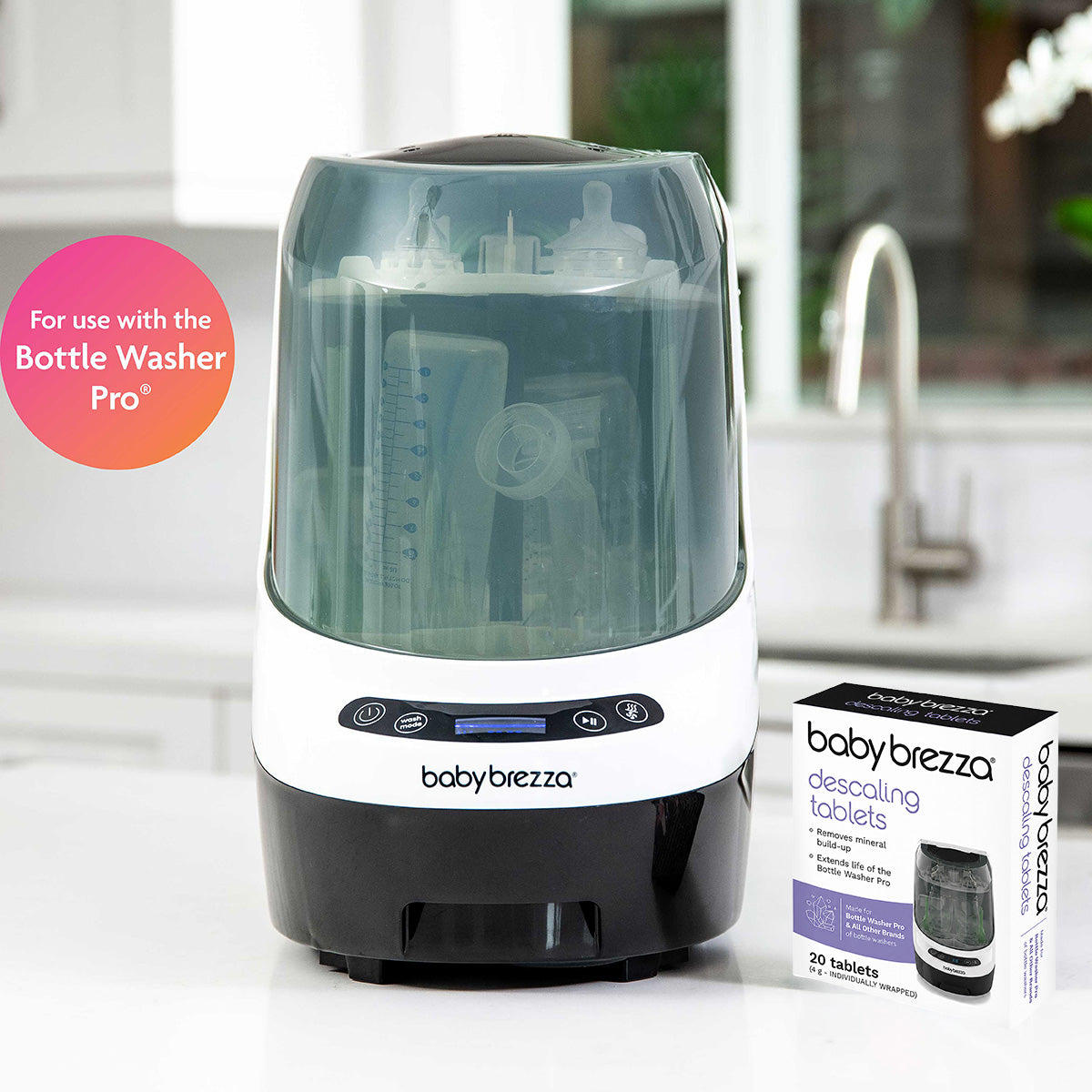 Baby Brezza Descaling Tablets packaging