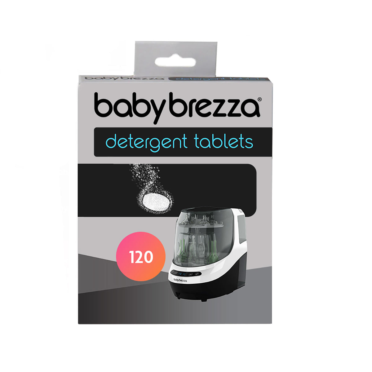 Baby Brezza Detergent Tablets packaging
