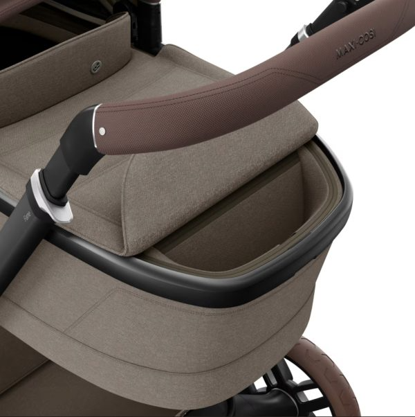 Fame Travel System: Fame Stroller + Pebble 360 Pro Car Seat + Fame Carrycot - Twillic Truffle