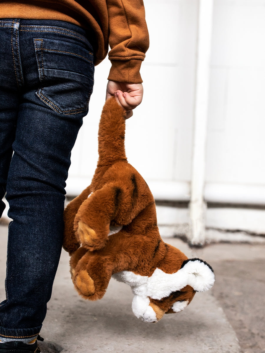 WWF Brown Tiger Floppy Plush (23cm)