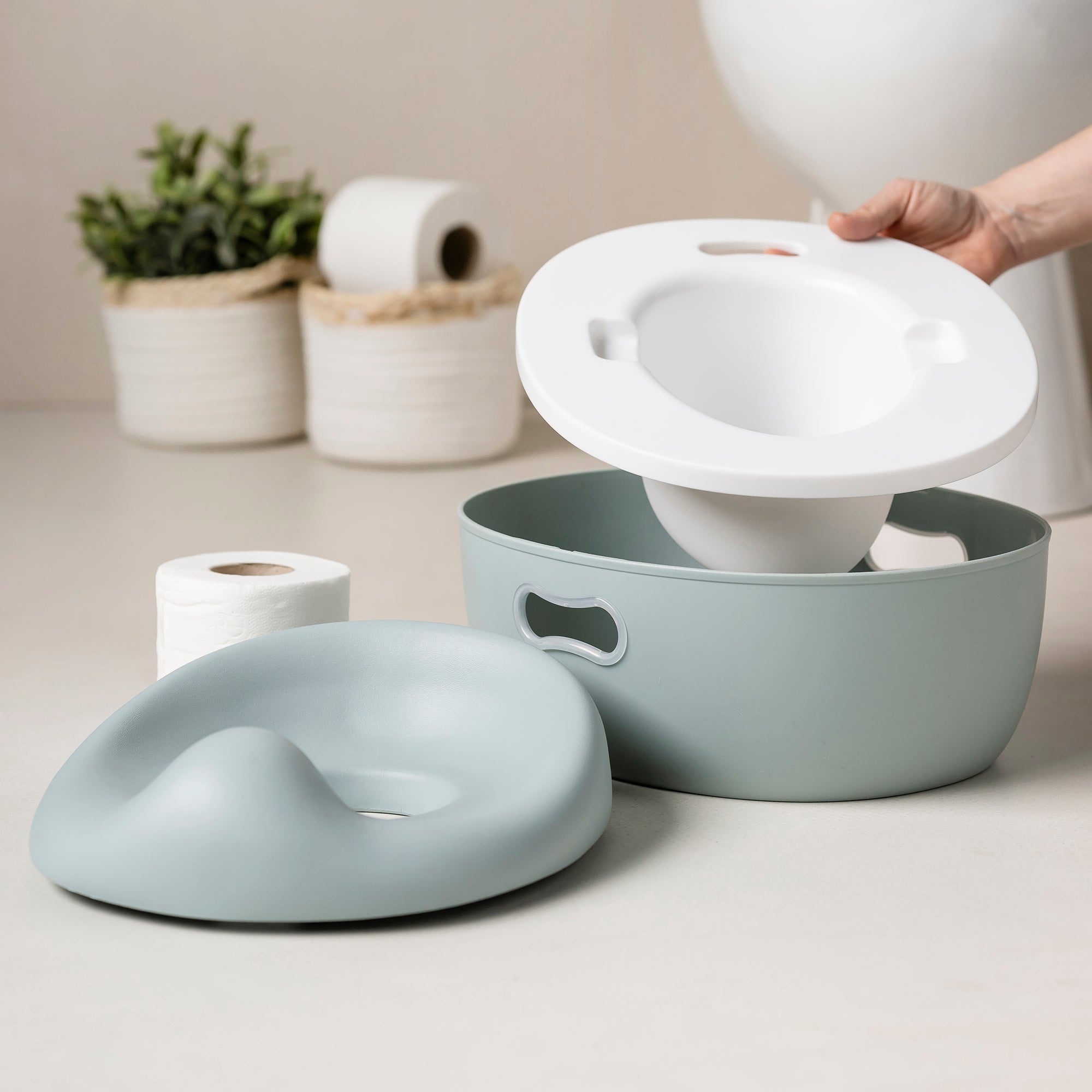 Nattou 3-in-1 Potty - Sage Green