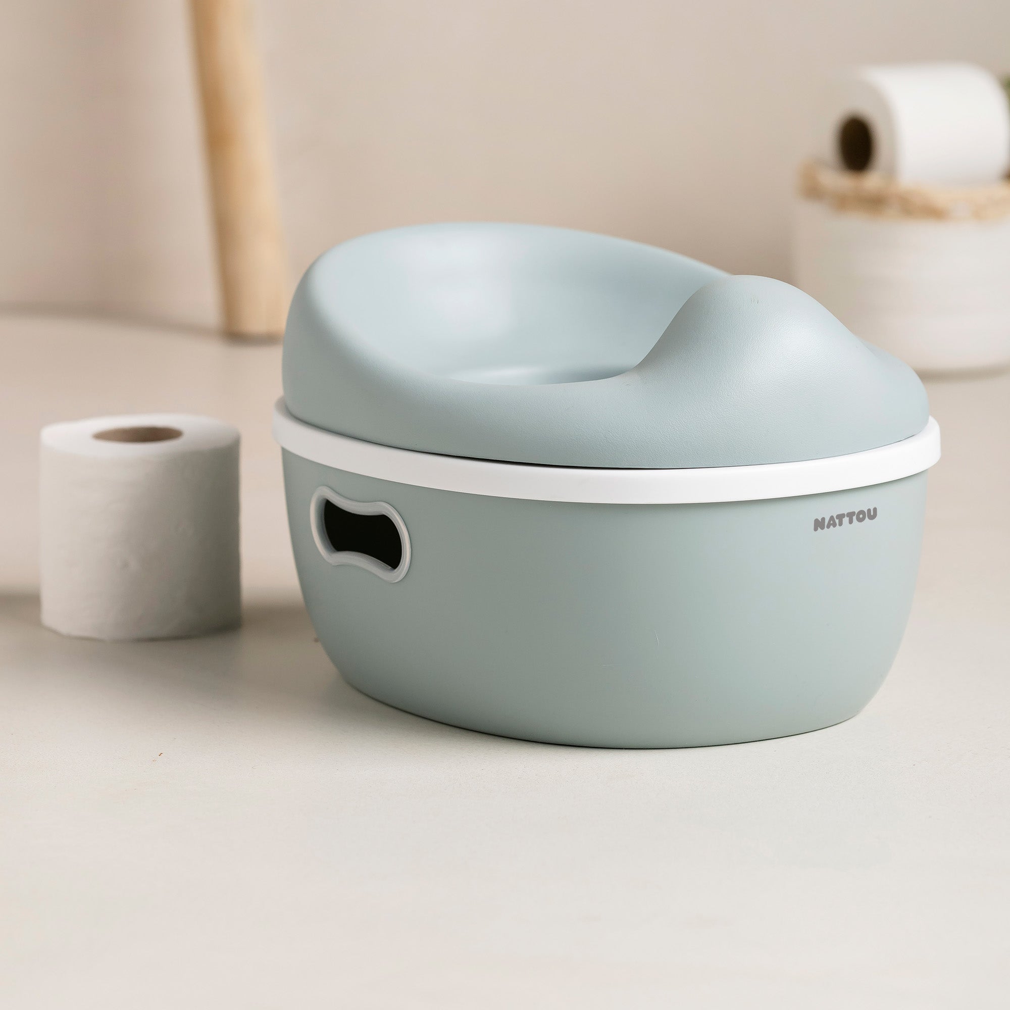 Nattou 3-in-1 Potty - Sage Green