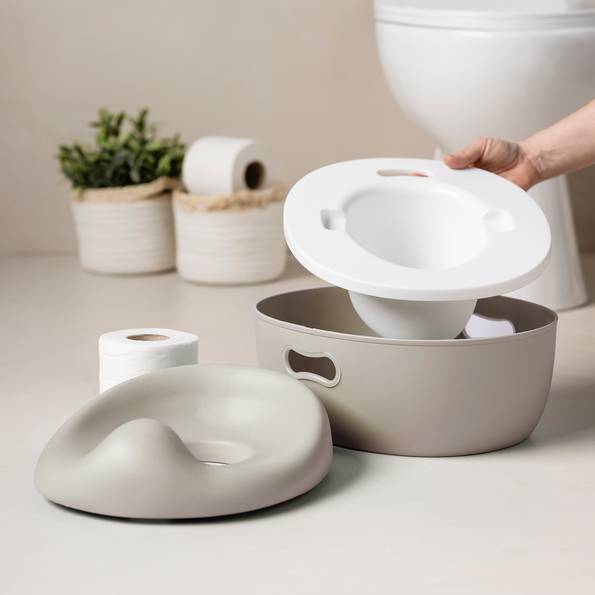 Nattou 3-in-1 Potty - Beige