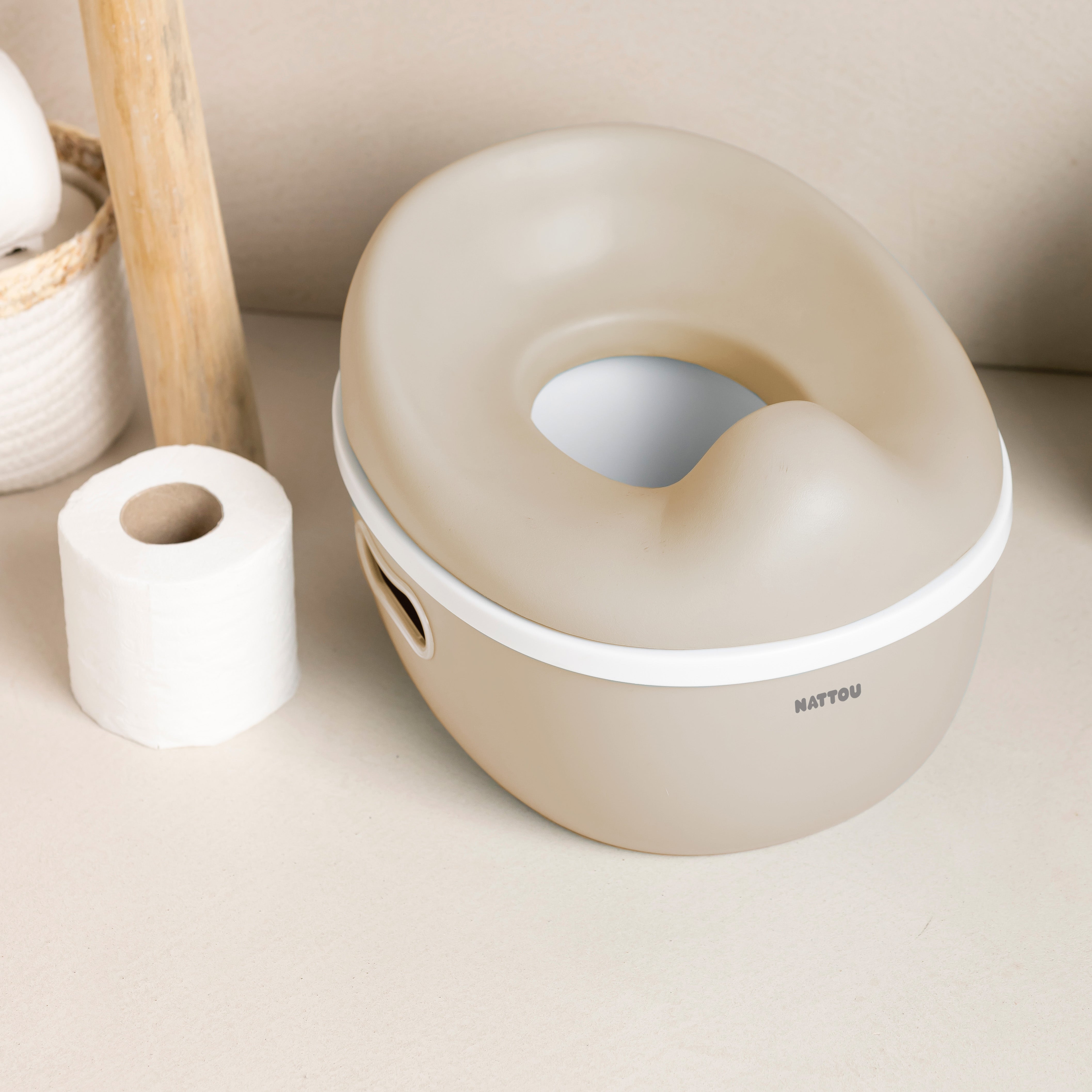 Nattou 3-in-1 Potty - Beige