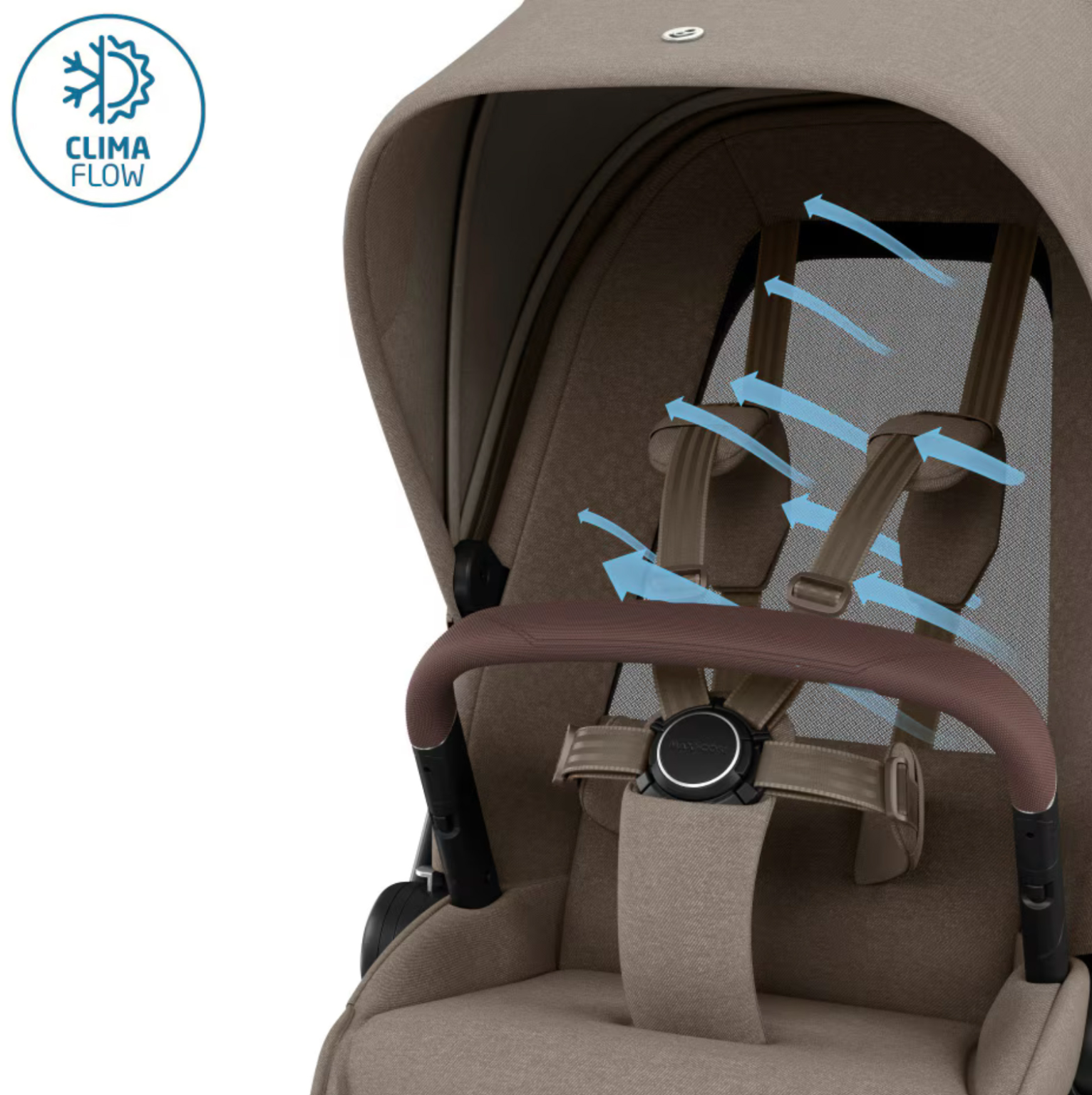 Fame Travel System: Fame Stroller + Pebble 360 Pro Car Seat + Fame Carrycot - Twillic Truffle