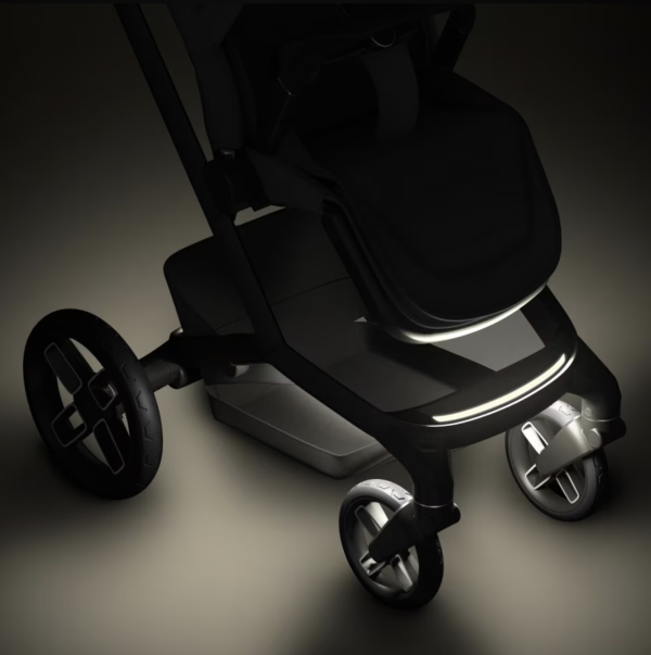 Fame Travel System: Fame Stroller + Pebble 360 Pro Car Seat + Fame Carrycot - Black - Bubbadue