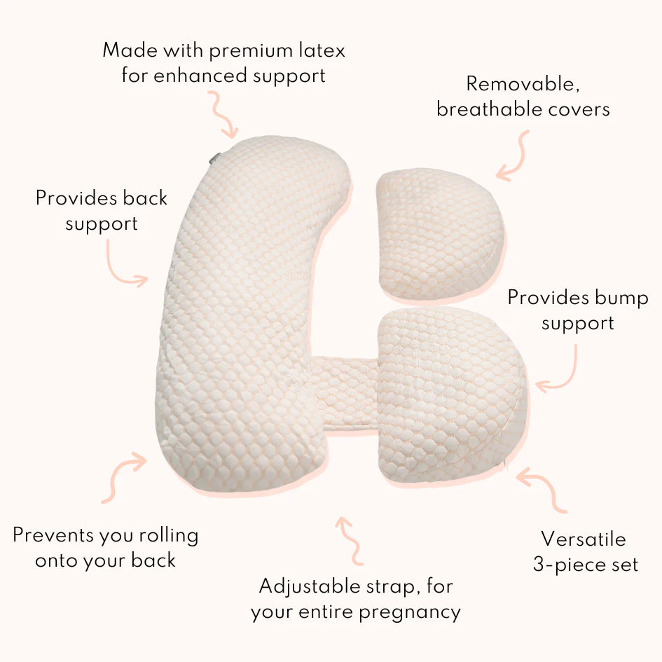 Sleepybelly Pregnancy Pillow - Nude (Baby Pink)