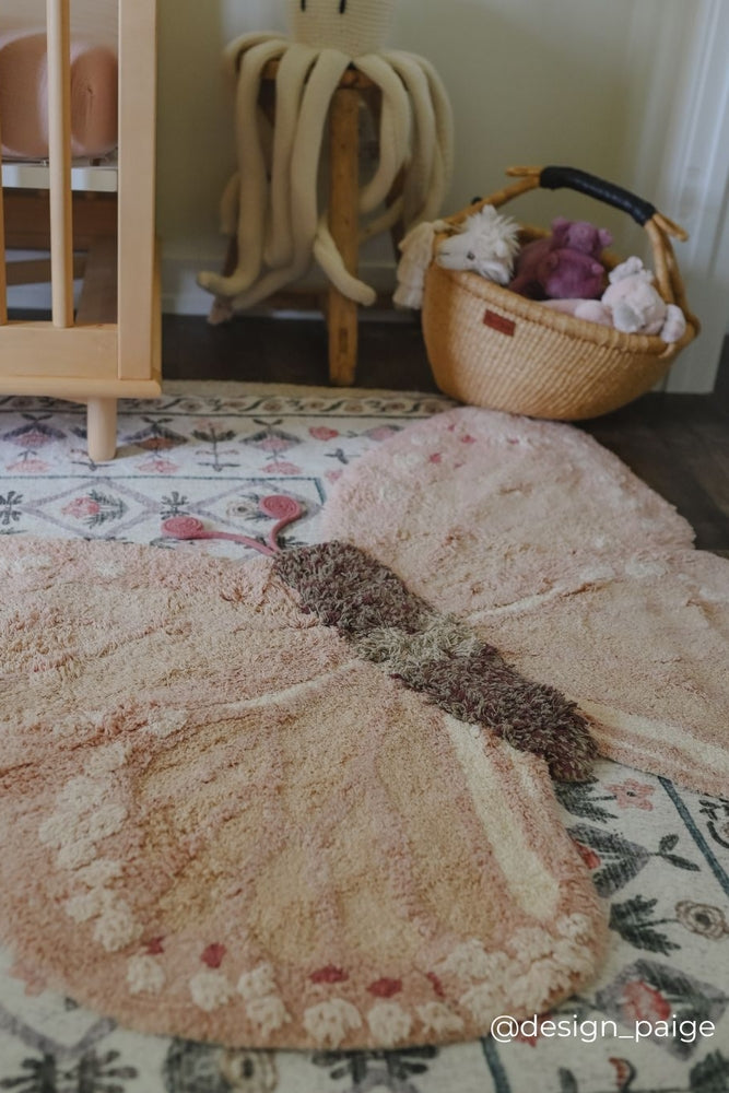 Lorena Canals Washable Rug Baby Butterfly