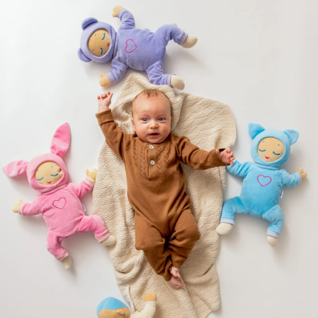 Lulla Doll - Lilac | All Night Baby Sleep Soother - Bubbadue