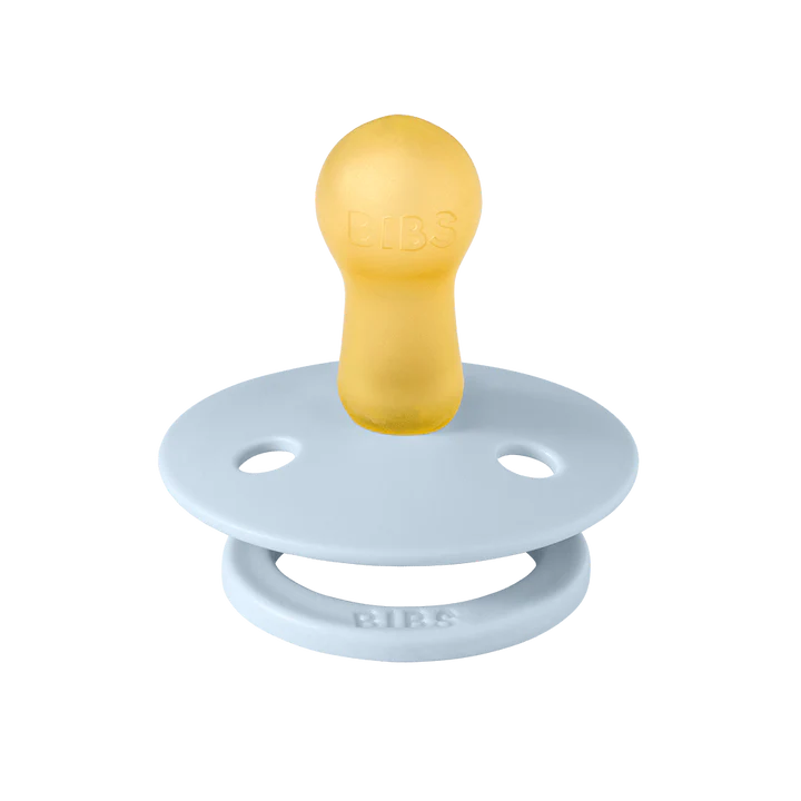 BIBS Studio Morning Bloom Pacifiers / Dummies - Dusty Blue - Bubbadue