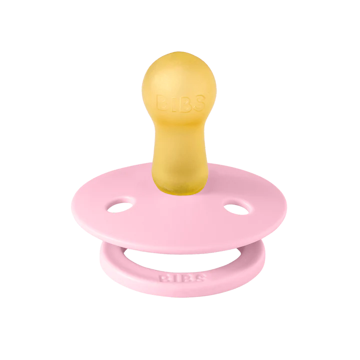 BIBS Colour Pacifiers / Dummies - Baby Pink - Bubbadue