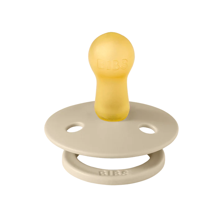 BIBS Colour Pacifiers / Dummies 4 Pack - Ivory/Sand/Vanilla/Dark Oak - Bubbadue