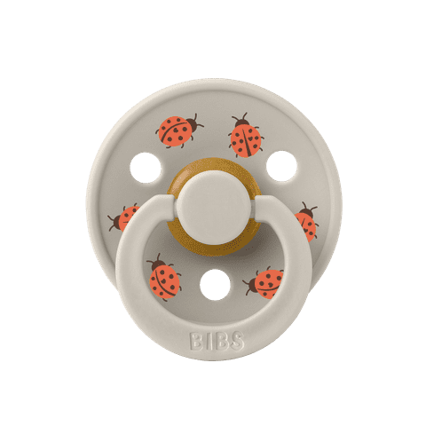 BIBS Studio Ladybug Friends Pacifiers / Dummies - Sand - Bubbadue