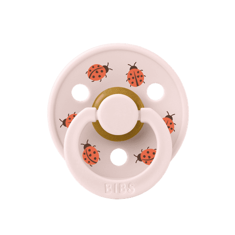 BIBS Studio Ladybug Friends Pacifiers / Dummies - Petal - Bubbadue