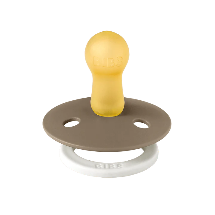 BIBS Colour Night Glow Pacifiers / Dummies - Dark Oak - Bubbadue