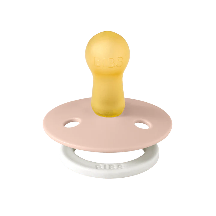 BIBS Colour Night Glow Pacifiers / Dummies - Blush