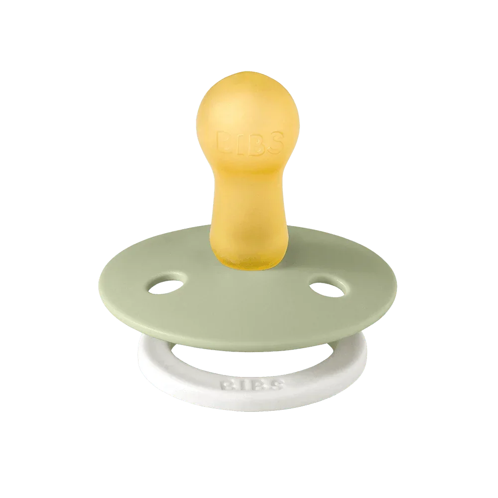 BIBS Colour GLOW Pacifier Sage - Bubbadue