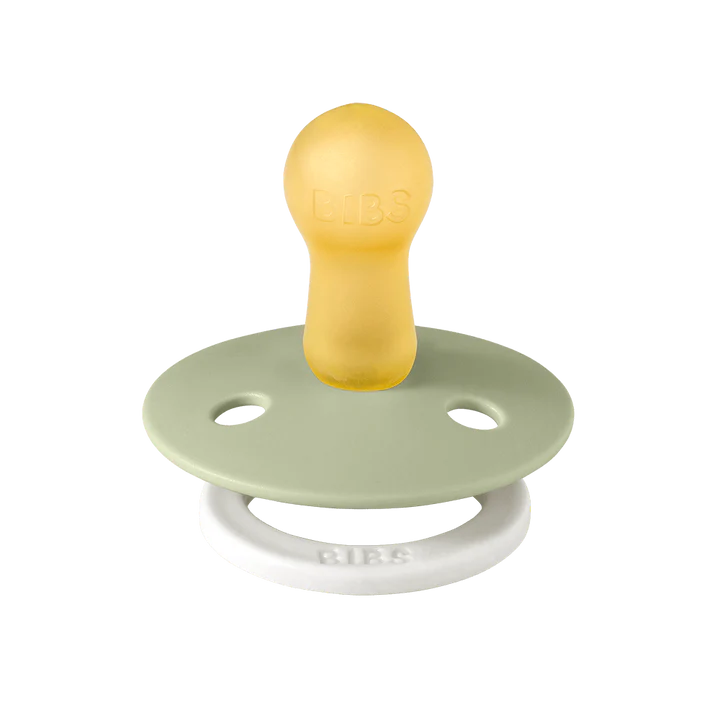 BIBS Colour Night Glow Pacifiers / Dummies - Sage - Bubbadue
