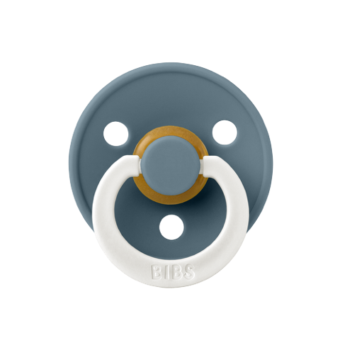 BIBS Colour Night Glow Pacifiers / Dummies - Petrol