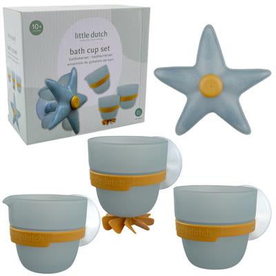 Little Dutch Bath Cups Set Starfish