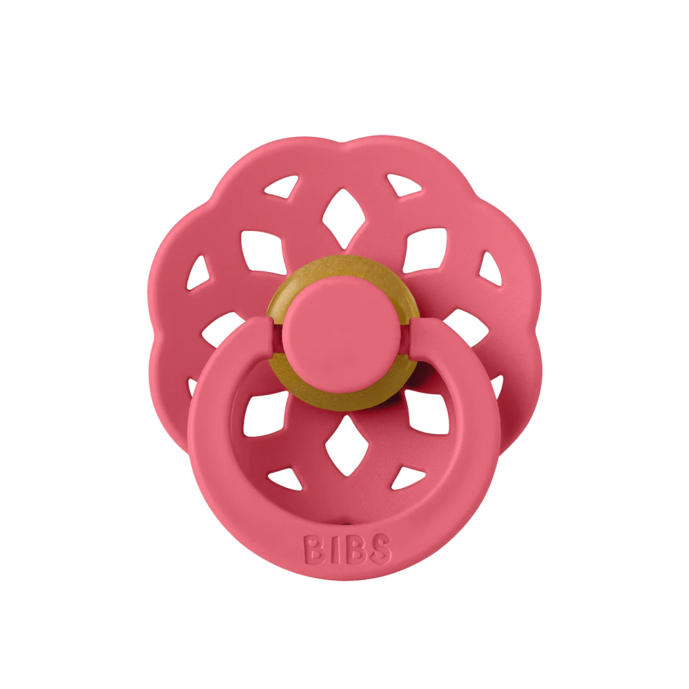 BIBS Boheme Pacifiers / Dummies - Coral - Bubbadue