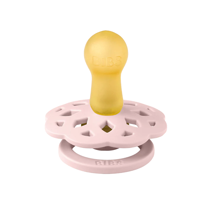 BIBS Boheme Pacifiers / Dummies 4 Pack - Ivory/Blush/Woodchuck/Blossom - Bubbadue
