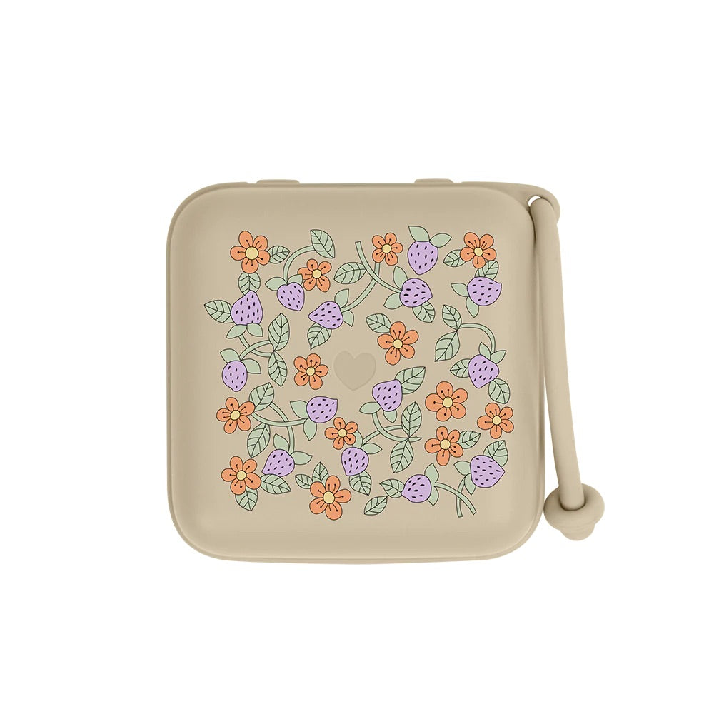 BIBS x LIBERTY Pacifier Box - Strawberries and Cream Vanilla - Bubbadue