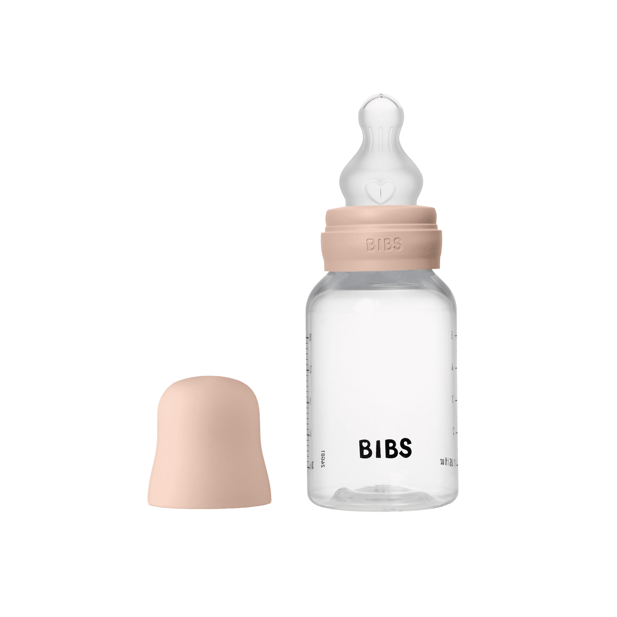 BIBS Baby Bottle 150ml Silicone - Blush