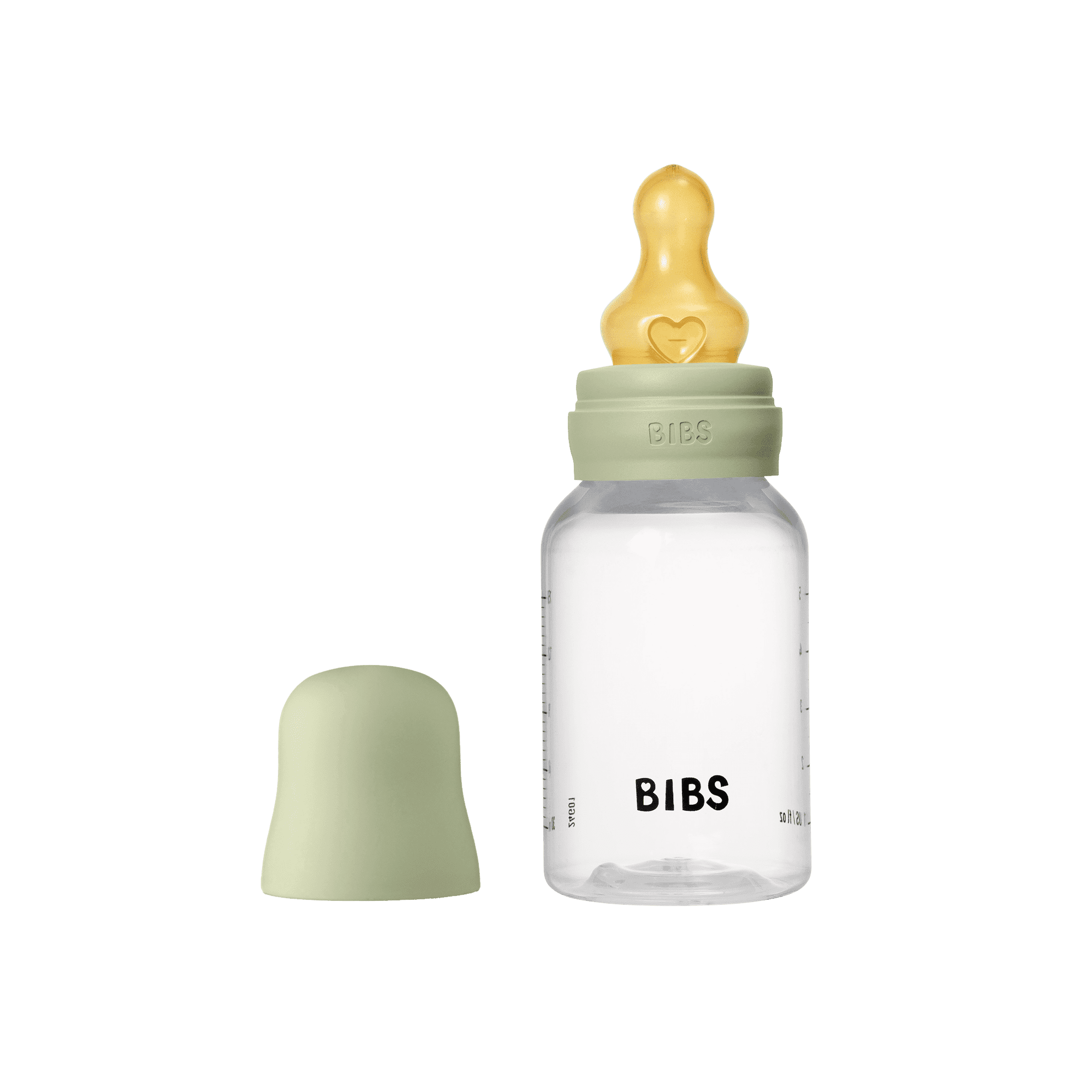 BIBS Baby Bottle 150ml Latex - Sage - Bubbadue
