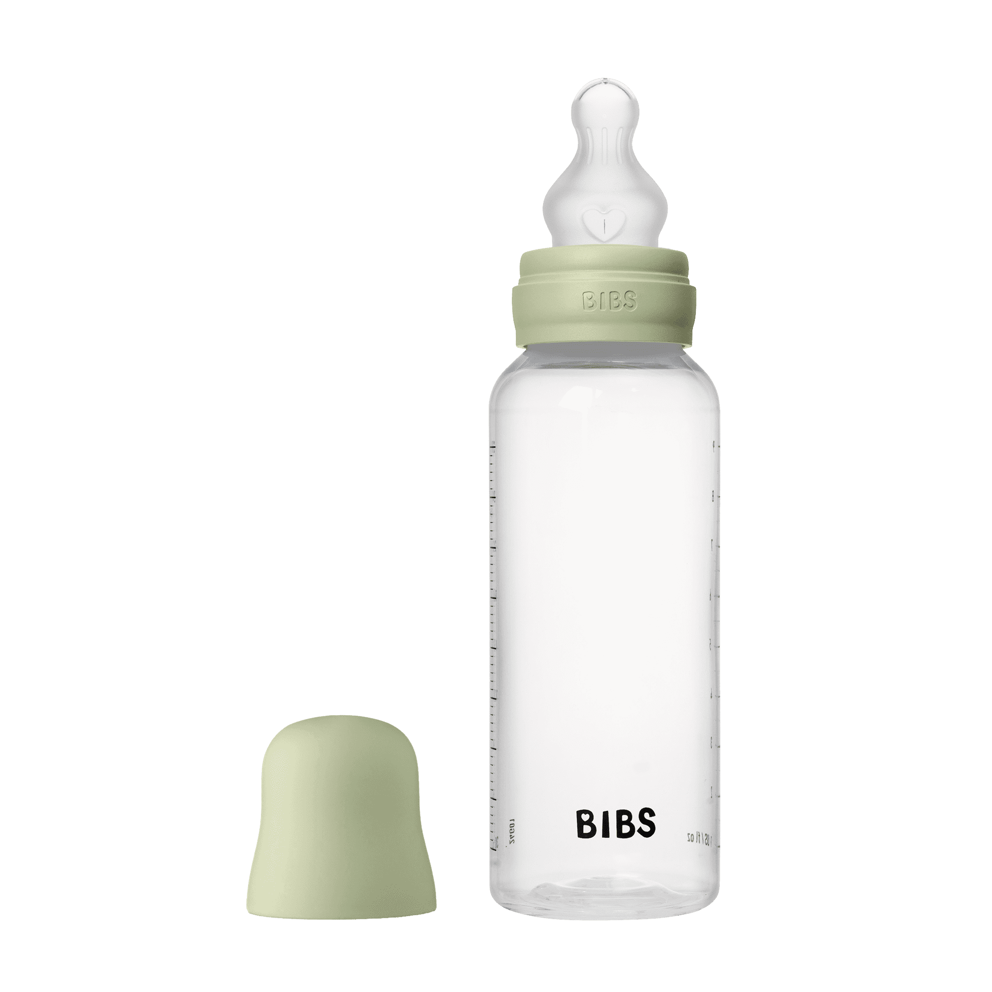 BIBS Baby Bottle 270ml Silicone - Sage