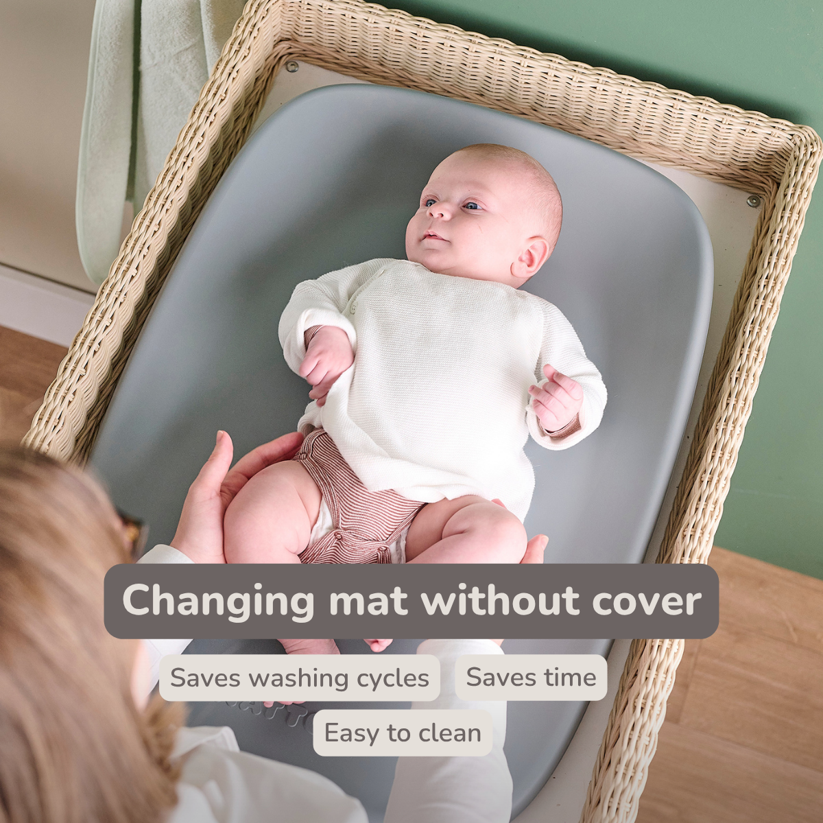 Nattou Softy Changing Pad - Grey