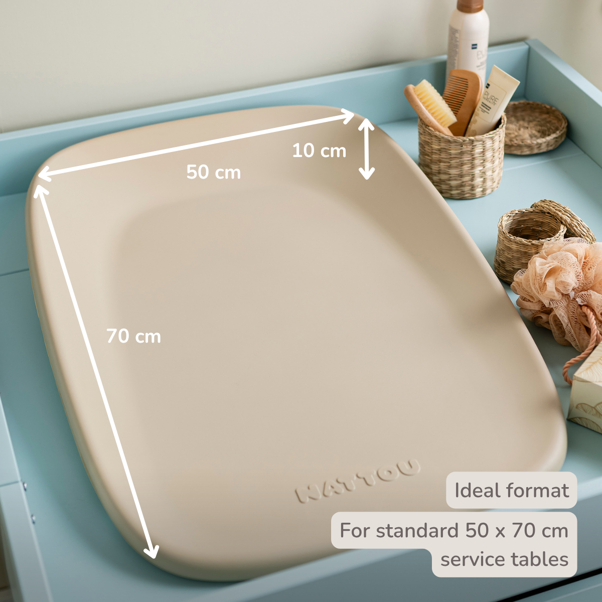 Nattou Softy Changing Pad - Beige