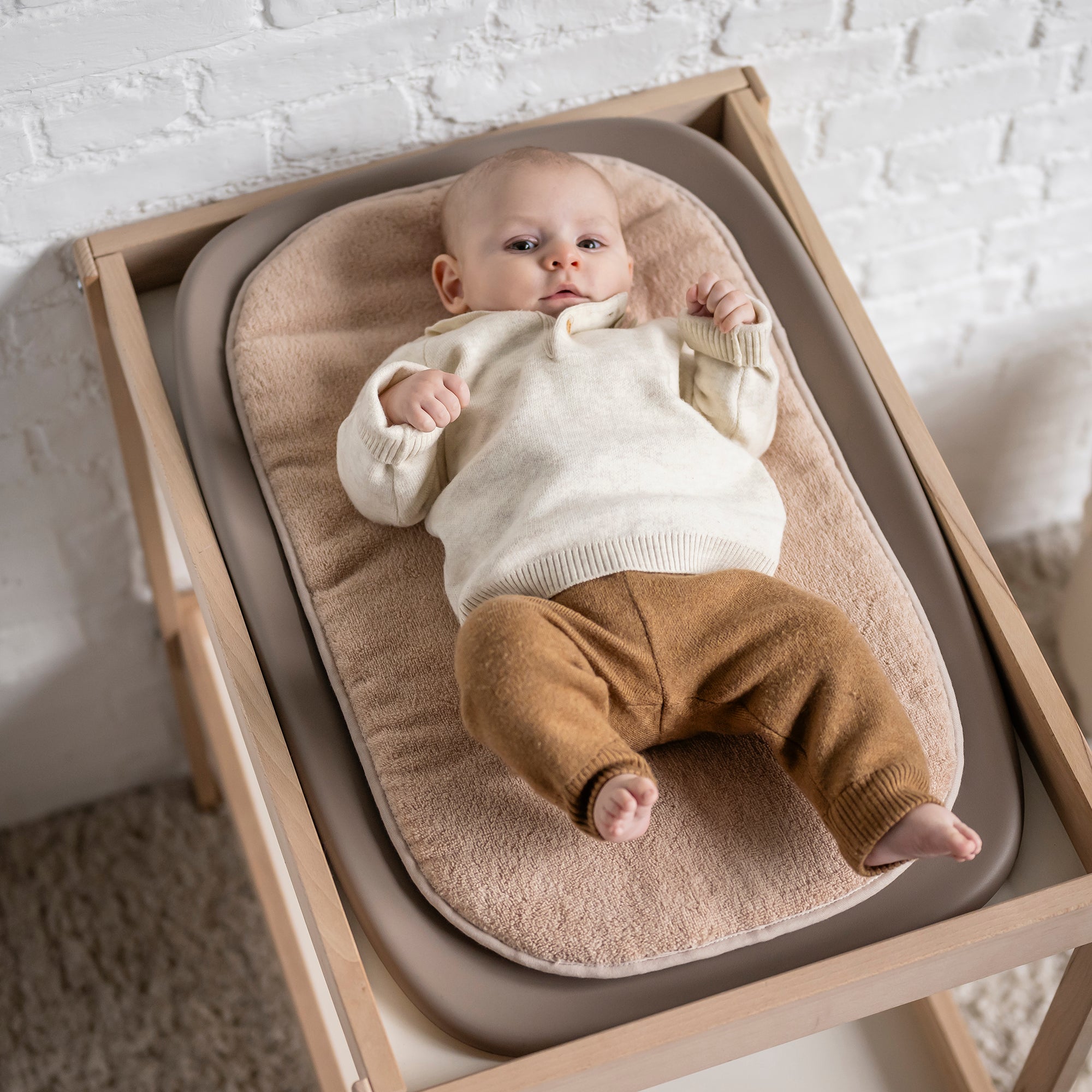 Nattou Softy Terry Insert Cushion - Beige